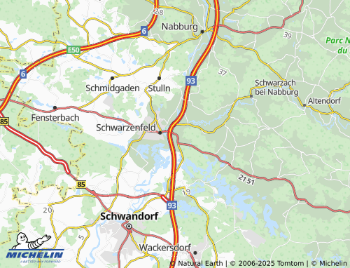 MICHELIN Traunricht map - ViaMichelin