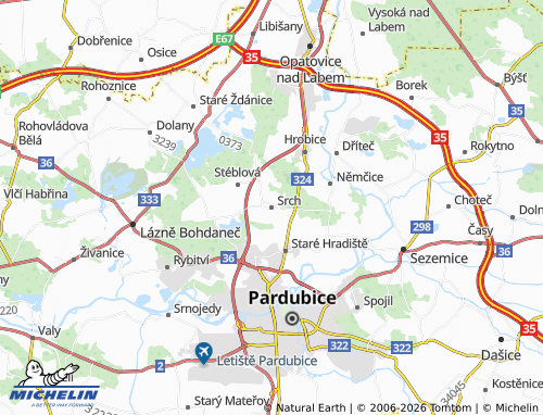 Mappa MICHELIN Srch - ViaMichelin