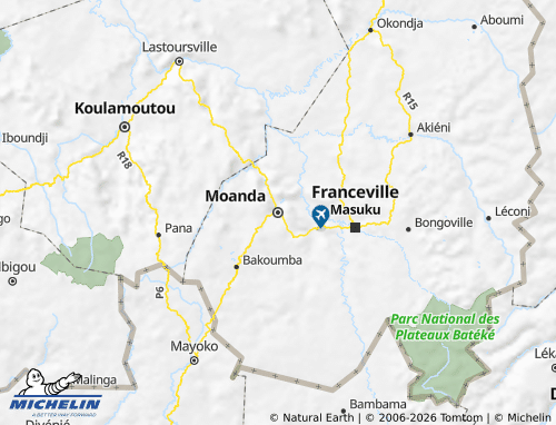 MICHELIN Lebombi-Leyou map - ViaMichelin