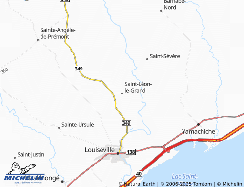 MICHELIN Saint-Léon-le-Grand map - ViaMichelin