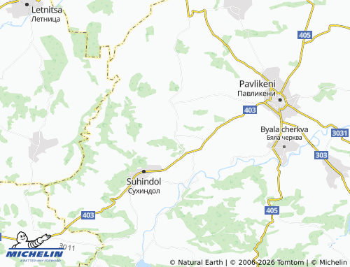 Mappa MICHELIN Dimcha - ViaMichelin