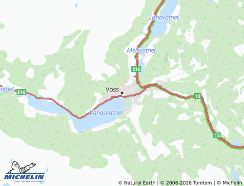 MICHELIN Voss map - ViaMichelin