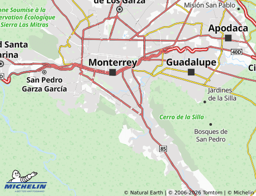 Mappa MICHELIN Adolfo Ruiz Cortines - ViaMichelin