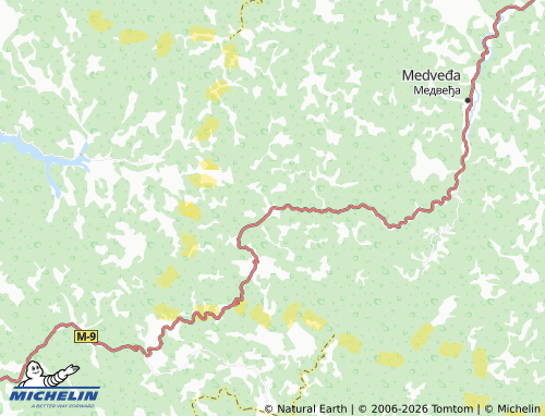 Mapa MICHELIN Tulare - ViaMichelin