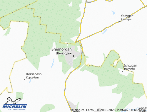 MICHELIN-Landkarte Shemordan - ViaMichelin