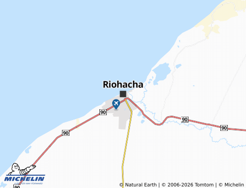 Mapa MICHELIN Riohacha - ViaMichelin