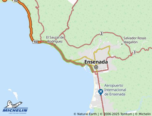 MICHELIN Moderna Oeste, Lomas de San Marino map - ViaMichelin