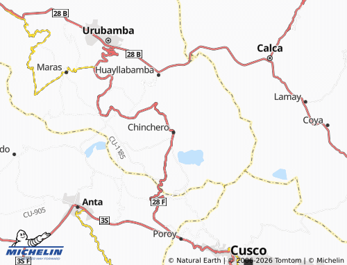 Mapa MICHELIN Chinchero - ViaMichelin