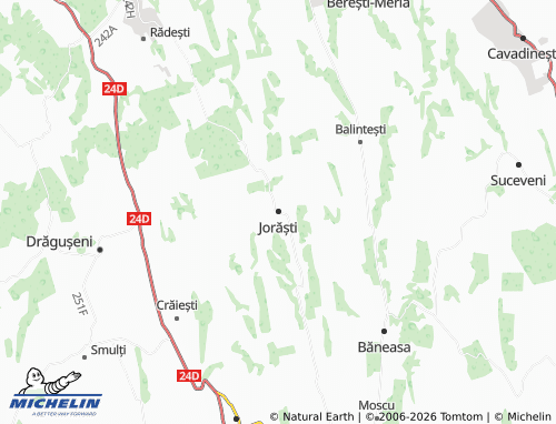 MICHELIN Jorăști map - ViaMichelin