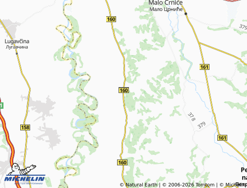 Mapa MICHELIN Vlaški Do - ViaMichelin
