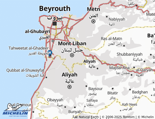 MICHELIN-Landkarte Wadi Shahrour al-Sufla - ViaMichelin