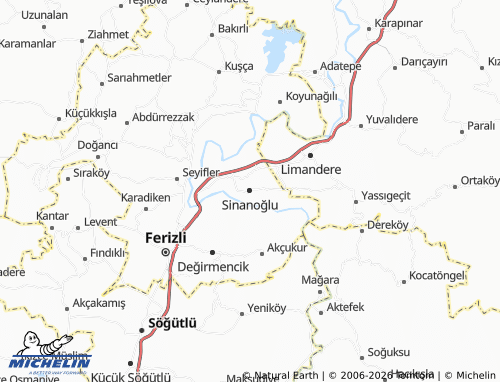 Mapa MICHELIN Sinanoğlu - ViaMichelin
