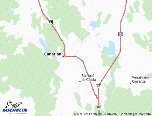 Carte MICHELIN La Sauceda - ViaMichelin