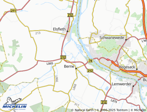 MICHELIN Dreisielen map - ViaMichelin