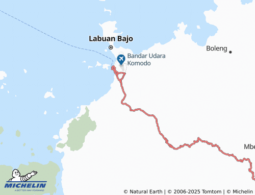 MICHELIN Golo Bilas map - ViaMichelin