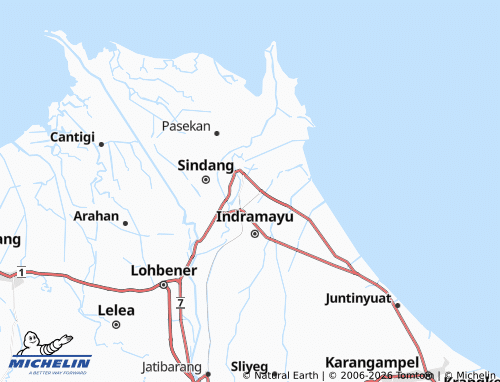 Mapa MICHELIN Karanganyar - ViaMichelin