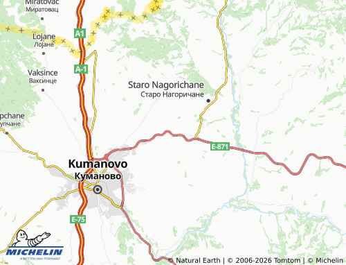 Mapa MICHELIN Smiljchevci - ViaMichelin
