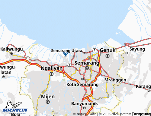 MICHELIN Tawangmas map - ViaMichelin