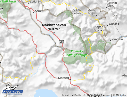 MICHELIN Culfa map - ViaMichelin