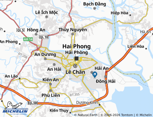 MICHELIN Hai Phong map - ViaMichelin
