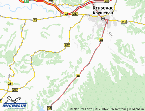 Carte MICHELIN Meševo - ViaMichelin