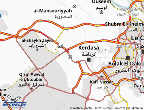 Mappa MICHELIN Mujamma' Loujardan - ViaMichelin