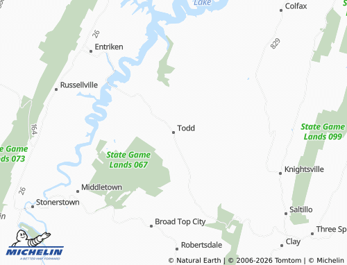 Mappa MICHELIN Todd - ViaMichelin