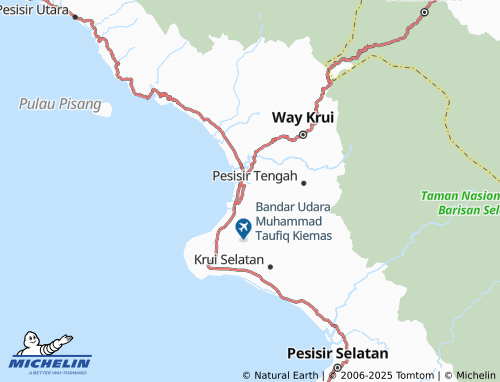 MICHELIN Sukanegara map - ViaMichelin