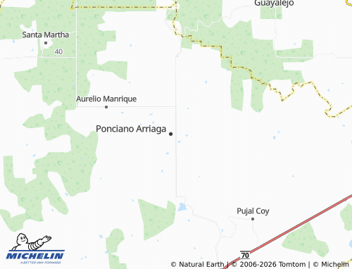 MICHELIN Madero map - ViaMichelin