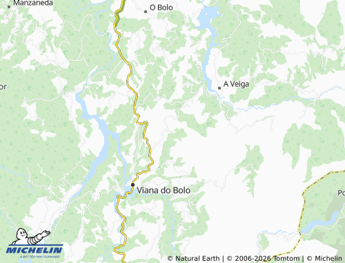 MICHELIN-Landkarte Tabazoa de Edroso - ViaMichelin