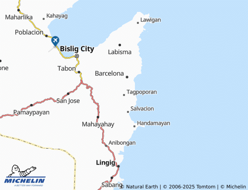 MICHELIN Tagpoporan map - ViaMichelin