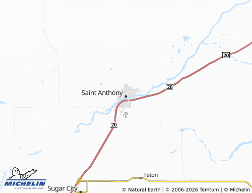 Mappa MICHELIN Saint Anthony - ViaMichelin