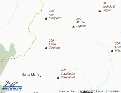 MICHELIN Alto San Pedro map - ViaMichelin