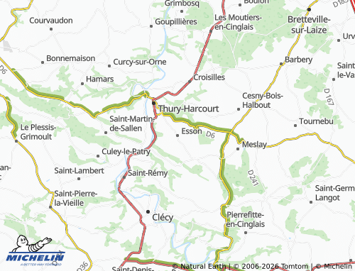 MICHELIN Esson map - ViaMichelin