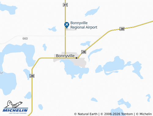 MICHELIN Bonnyville map - ViaMichelin