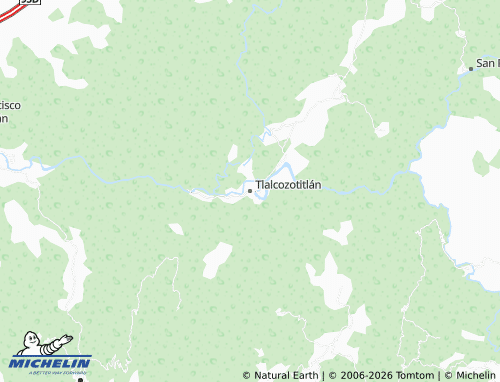 MICHELIN Tlalcozotitlán map - ViaMichelin