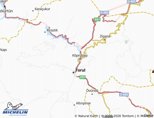 MICHELIN Çamlıca map - ViaMichelin