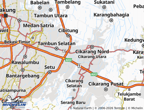 Mapa MICHELIN Cikarang Barat - ViaMichelin