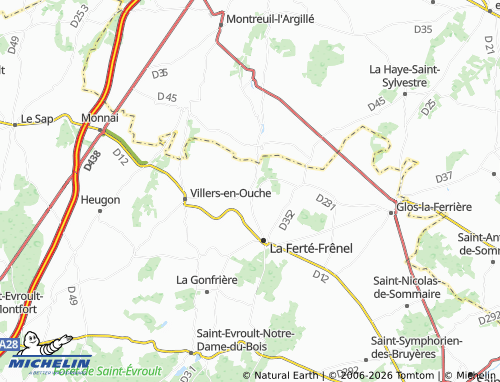 MICHELIN Anceins map - ViaMichelin