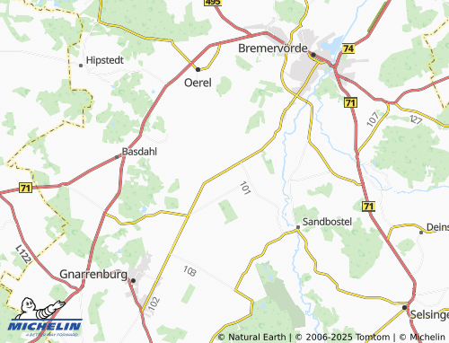 MICHELIN Fahrendorf map - ViaMichelin
