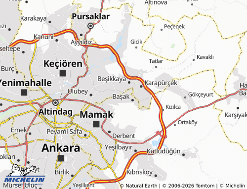 Kaart MICHELIN Ekin - ViaMichelin