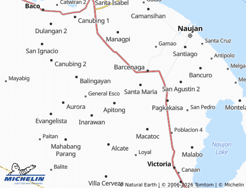 MICHELIN Tigkan map - ViaMichelin