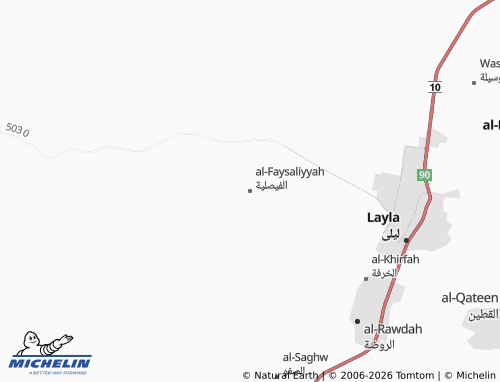MICHELIN-Landkarte al-Faysaliyyah - ViaMichelin