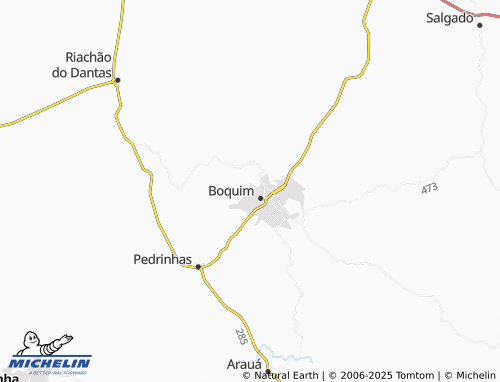 MICHELIN Temistocles de Santana map - ViaMichelin