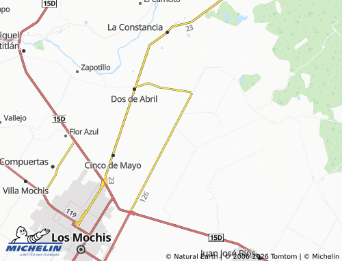 Mappa MICHELIN Estación Cerrillos, Campo 35 - ViaMichelin