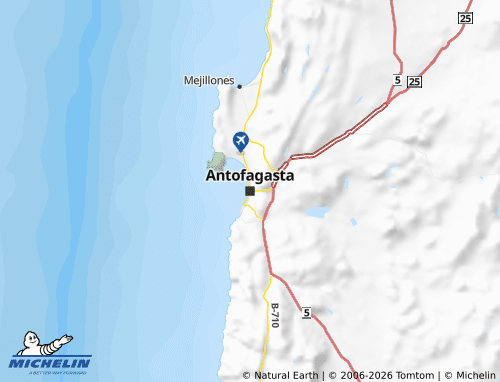 MICHELIN-Landkarte Antofagasta - ViaMichelin