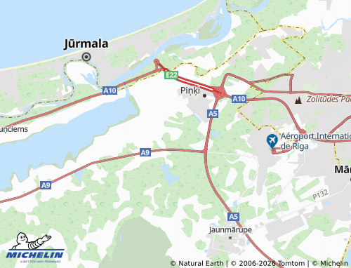 Mapa MICHELIN Sēbruciems - ViaMichelin
