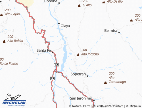 Mapa MICHELIN La Florida - ViaMichelin