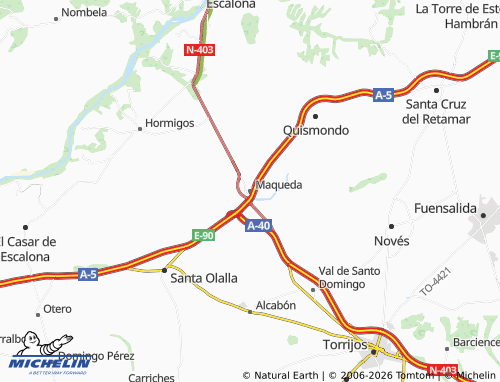 Kaart MICHELIN Maqueda - ViaMichelin