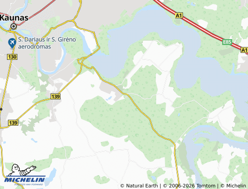 MICHELIN Vaišvydava map - ViaMichelin